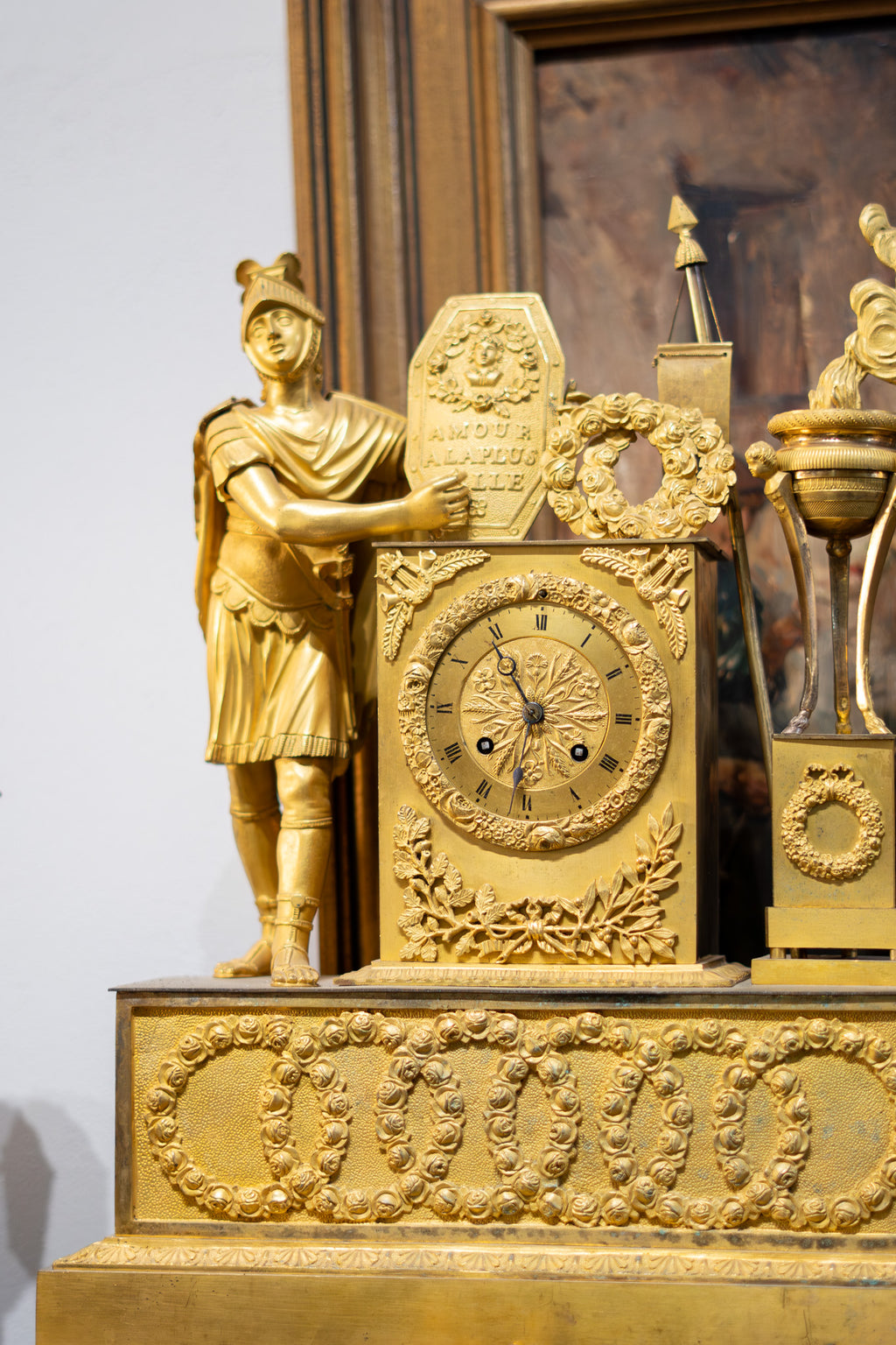 Reloj Imperio Francés en Bronce Dorado – 1810