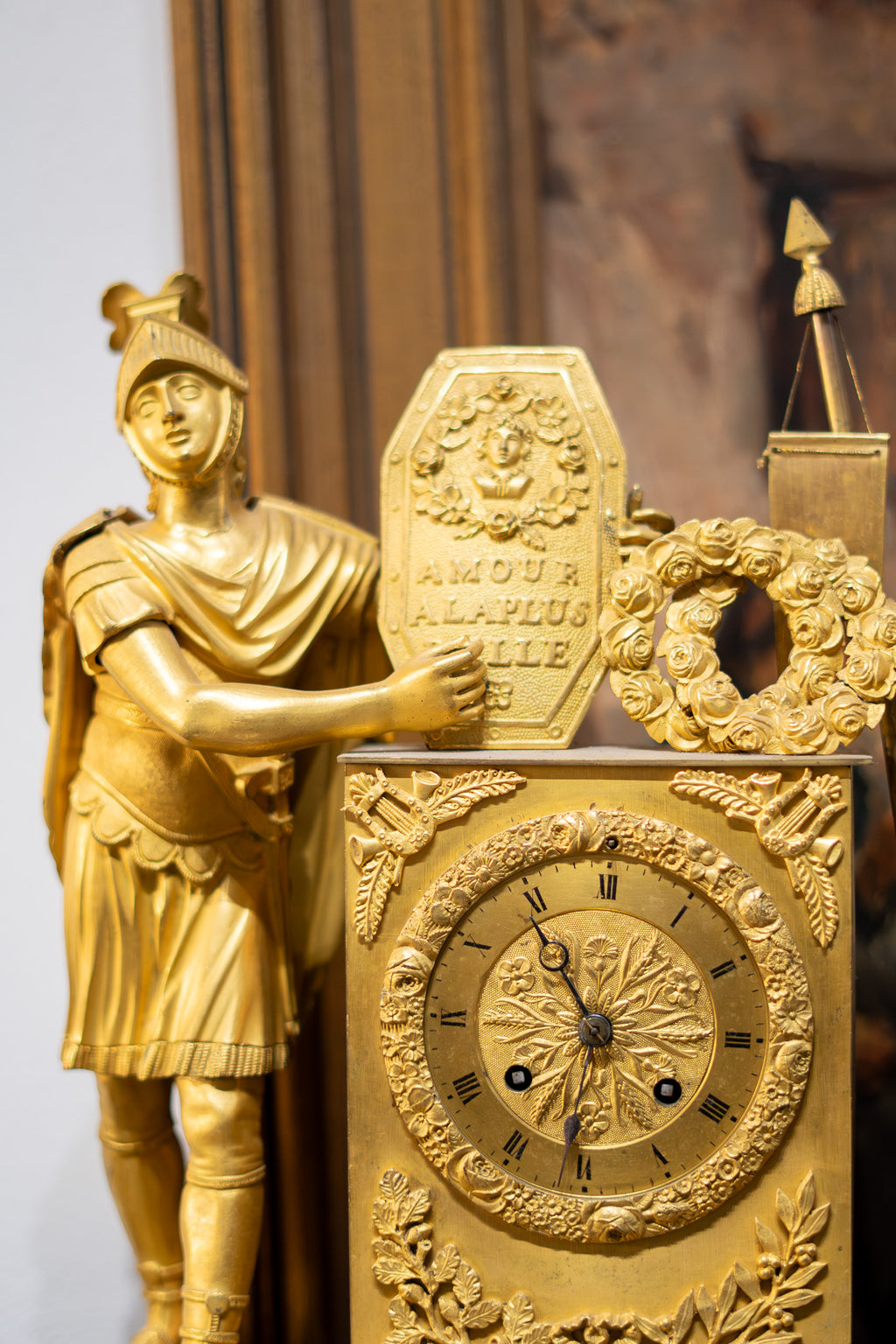 Reloj Imperio Francés en Bronce Dorado – 1810