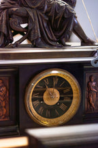 Reloj Francés de Mármol y Bronce S.XIX