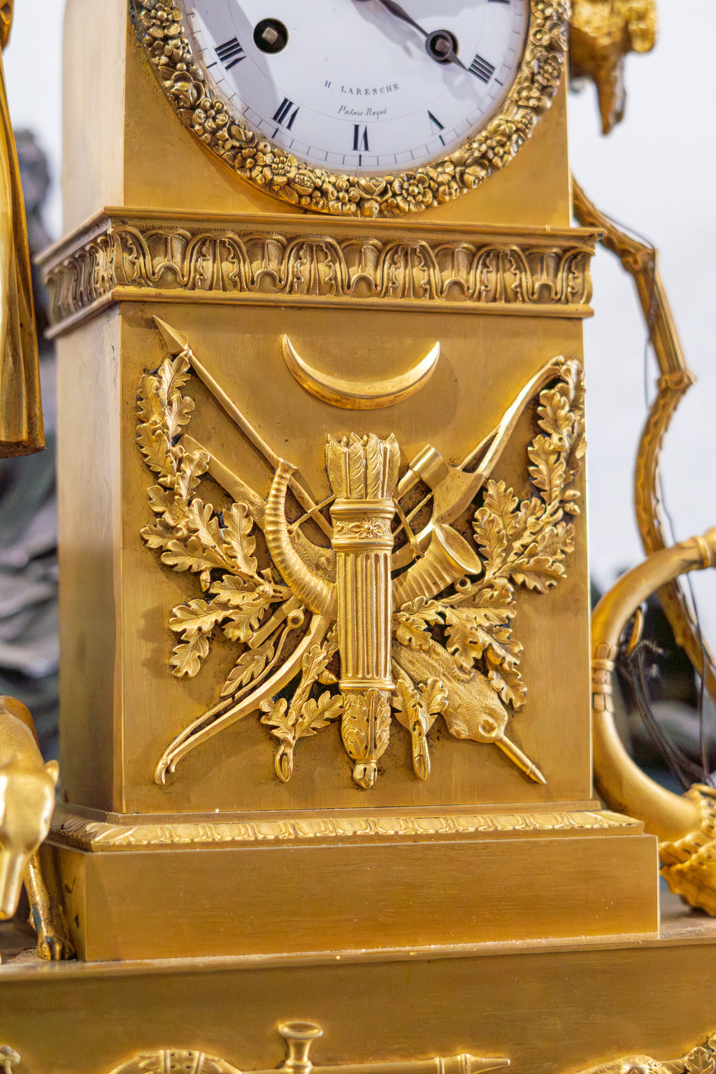 Reloj Imperio en Bronce Dorado al Mercurio