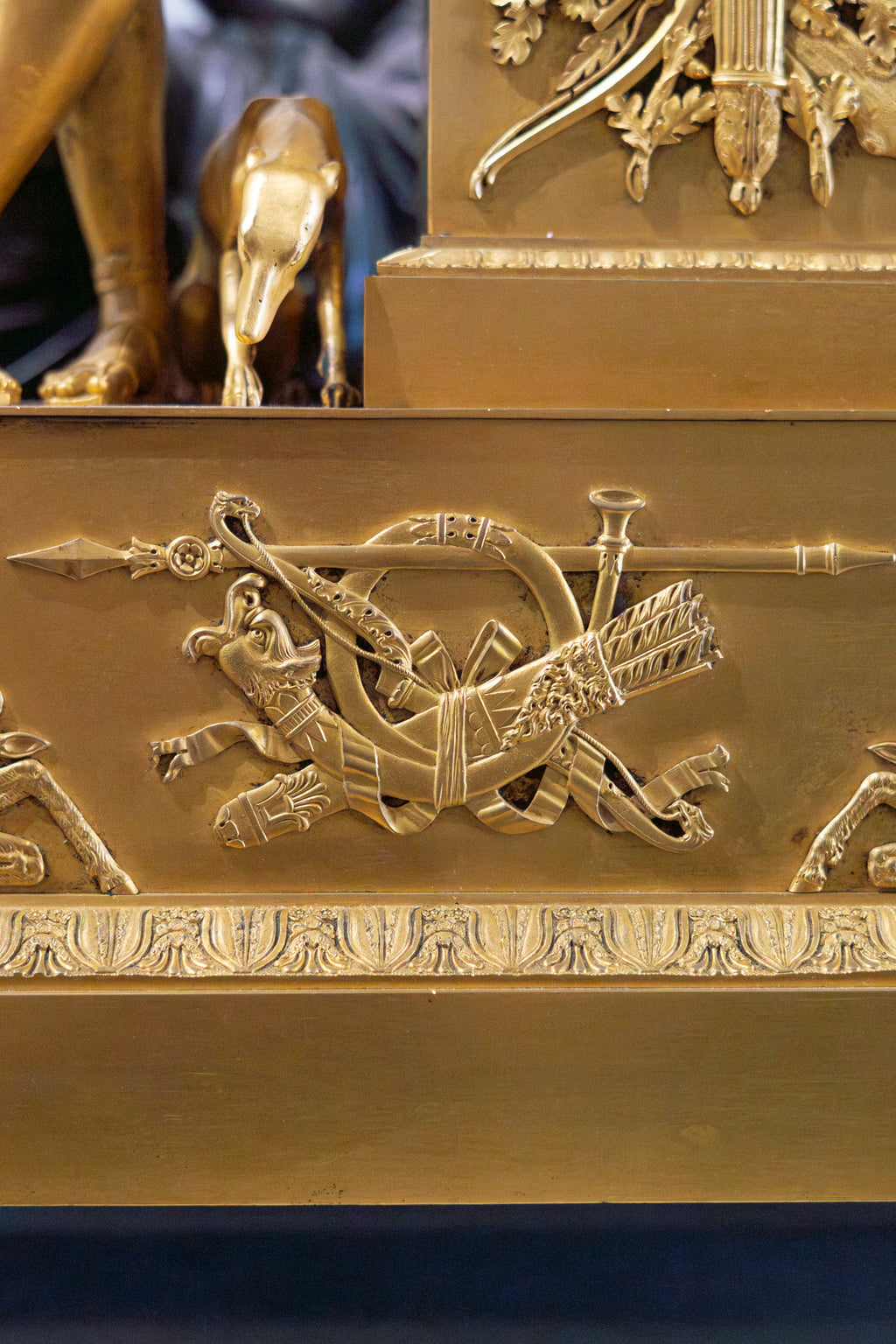Reloj Imperio en Bronce Dorado al Mercurio